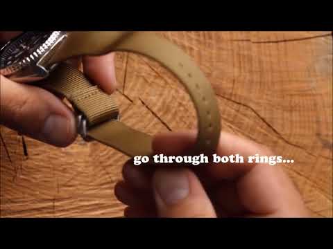 Zulu 5 rings strap fastening