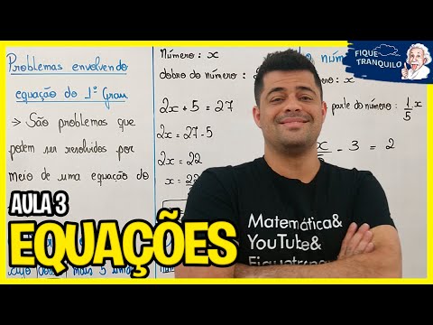 Equações (ENEM) - Aula 3: Problemas envolvendo equação do 1º grau