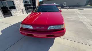1990 Ford Thunderbird Super Coupe Start Up & Idle