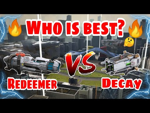 [WR] 🔥Redeemer VS Decay Robots Weapon Comparison in |War Robots|