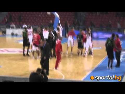 Joy after the match Lukoil Academic - ASVEL Vilyorban 66-62