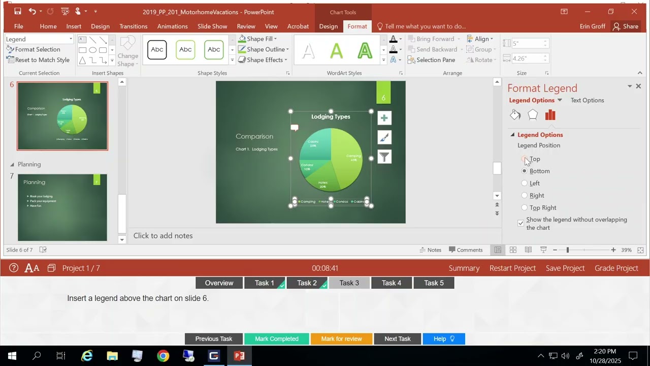 PowerPoint 2019 Practice Exam 2 Project 1