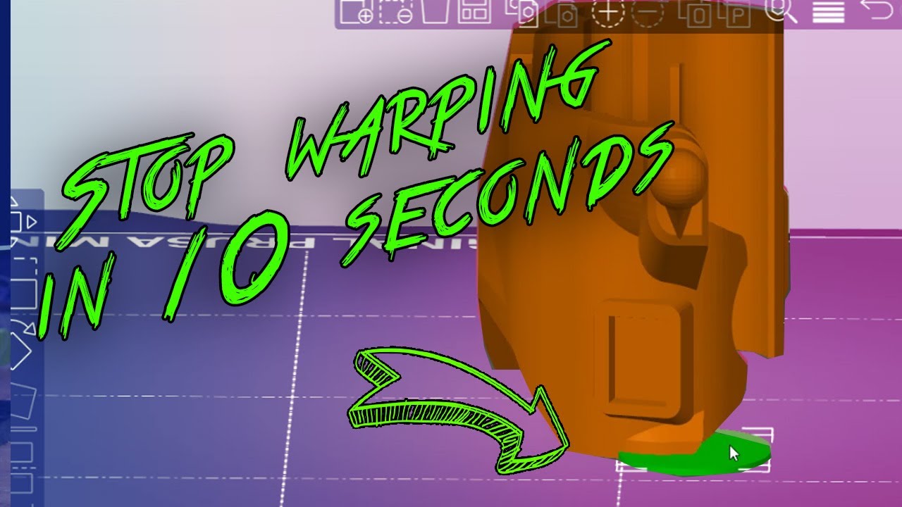 Add "Mouse Ears" To your 3D Print to avoid warping and popping off the build plate