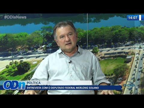 Deputado Federal Merlong Solano dá entrevista ao O Dia News 03 02 2022 03 02 2022