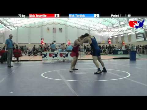 Nick Tourville vs. Nick Terdick at 2013 ASICS University Nationals - FS