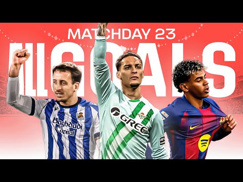 ALL GOALS MATCHDAY 23 LALIGA EA SPORTS 2025/26
