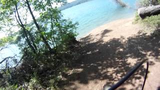preview picture of video 'Jenkinson lake sly park mt bike trail GOPRO'