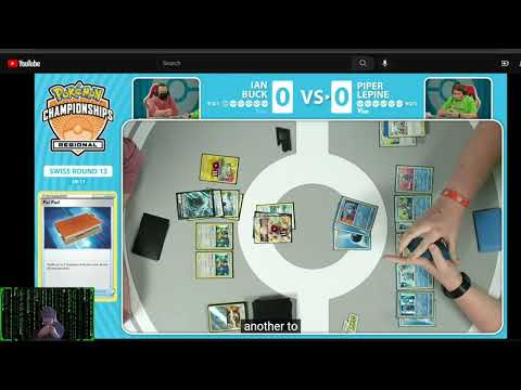Round 13  Ian Buck VS Piper Lepine - Lugia VS Palkia