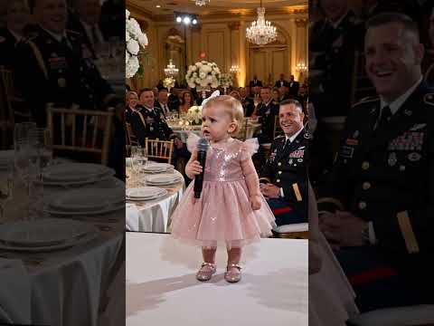 Toddler Grabs Microphone & Gives Wedding Toast! 🎤