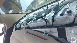 2012 Hyundai Genesis back window 8 inch subwoofer replacement