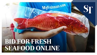 Bid for fresh seafood online | The Straits Times