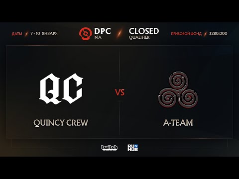 Quincy Crew vs A-Team, Dota Pro Circuit 2021: S1 - NA, bo3, game 2 [Jam & CrystalMay]