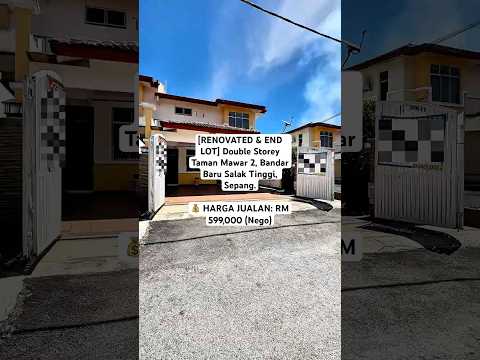 [RENOVATED & END LOT] Double Storey Taman Mawar 2, Bandar Baru Salak Tinggi, Sepang. video