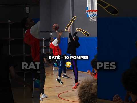 TIR CONTRÉ = 10 POMPES 💀🏀