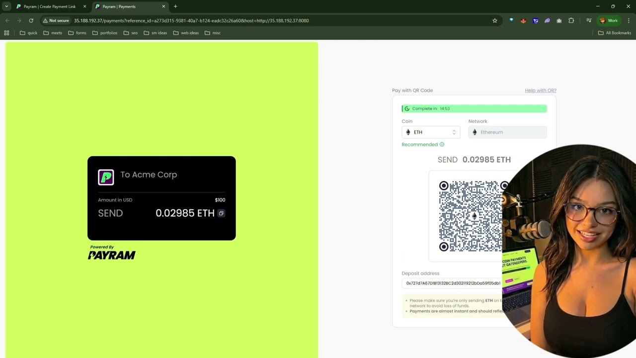 PayRam demo video