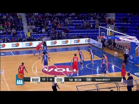 ABA Liga 2016/17, Round 13 match: Budućnost VOLI - Cedevita (18.12.2016)