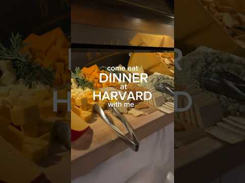 DINNER AT HARVARD (steak, salmon, ice sculpture?!?)