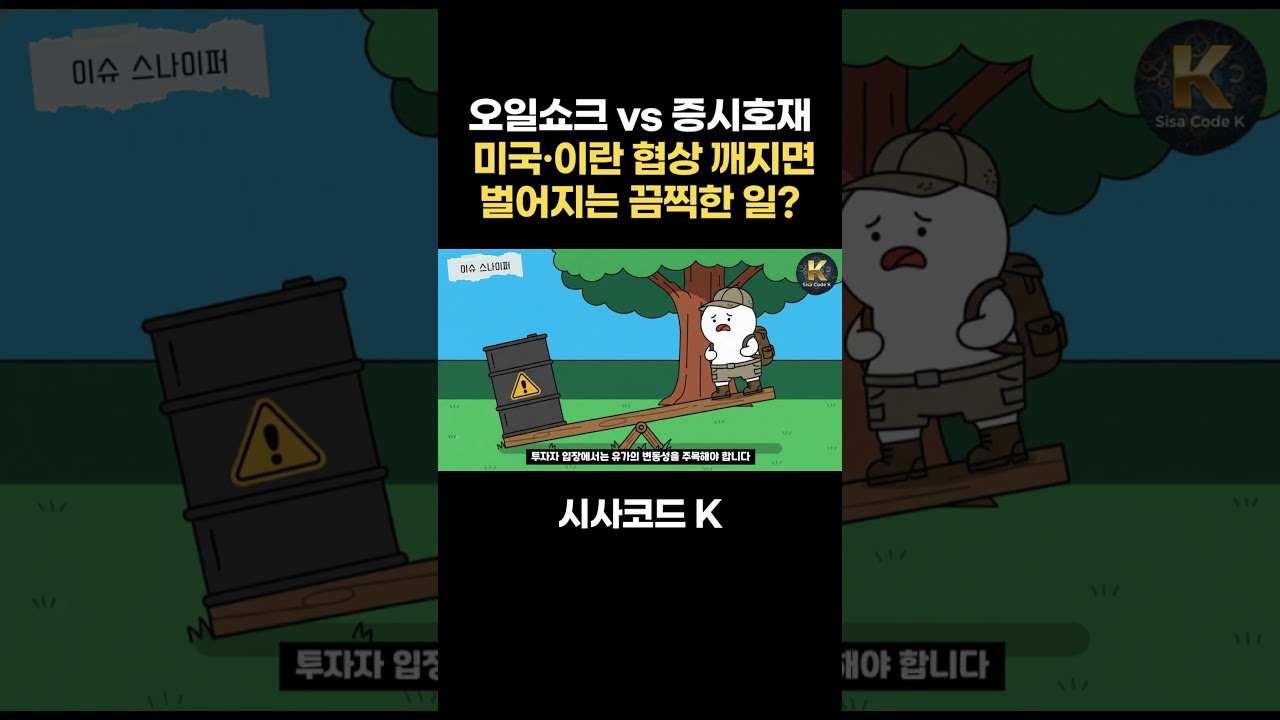 오일쇼크 vs 증시호재? 유가 60달러 붕괴시킨 미국·이란 협상 깨지면 벌어지는 끔찍한 일