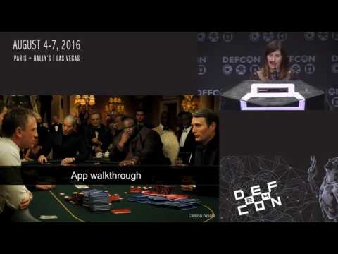 DEF CON 24 - Elie Bursztein, Celine Bursztein,  - Cheating at Poker