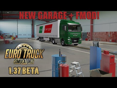 ETS2 1.37 BETA: FMOD + First Person Walk-Around (Euro Truck Simulator 2)