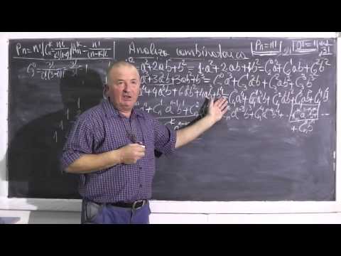 3/3 Lectia 358 - Analiza combinatorica - Permutari Aranjamante Combinari - Teorie si Exercitii