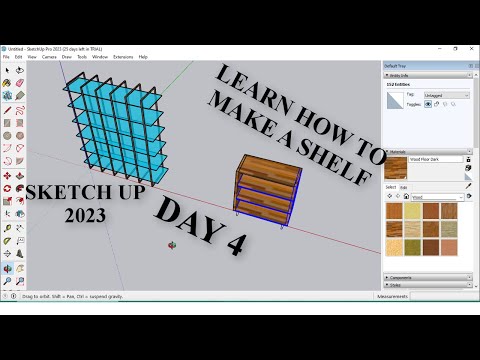 LEARN SKETCHUP in 30 Days - DAY 4 -LETS BEGIN