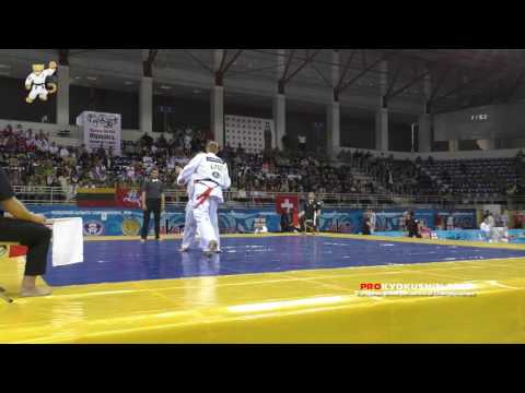 WKO EC 2016, 1/8 -85 Valdemaras Gudauskas (Lithuania, aka) - Marek Odzeniak (Poland)