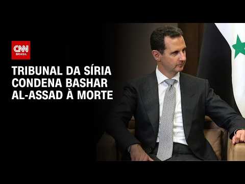 Síria condena Bashar al-Assad à morte por assassinatos e tortura | LIVE CNN