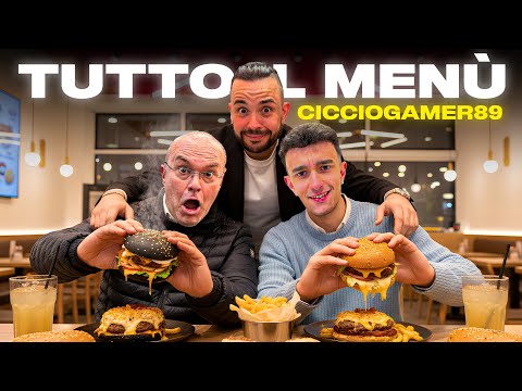 PAPÀ MANGIAMO TUTTO il MENÙ DEL FASTFOOD di CICCIOGAMER89 a ROMA! *IMPAZZISCE*