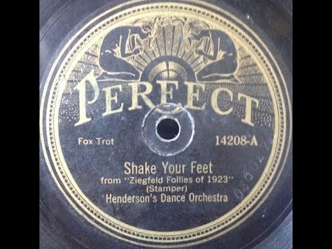 Fletcher Henderson "Shake Your Feet" 1923 Hot Jazz Fox Trot 78 rpm