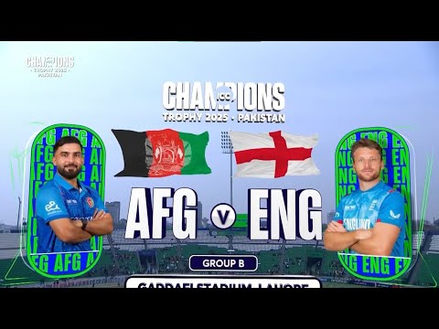 Full Highlights   Afghanistan vs England   8th Match   ICC Champion Trophy 2025 Pakistan