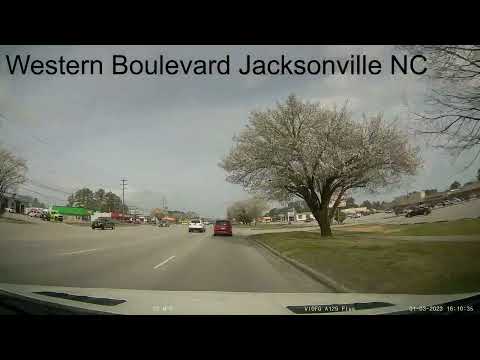 Jacksonville NC, Western Blvd & Western Blvd Extension