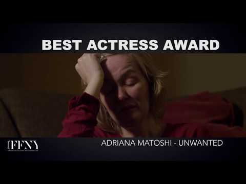 IFFNY 2018: Adriana Matoshi wins BEST ACTRESS AWARD for UNWANTED
