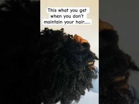 1 Months No Maintenance Transformation #shorts #naturalhair #haircare #shorts #afro