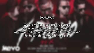 Maluma - Un Polvo (Letra) feat. Bad Bunny, Arcángel, Ñengo Flow &amp; De La Ghetto