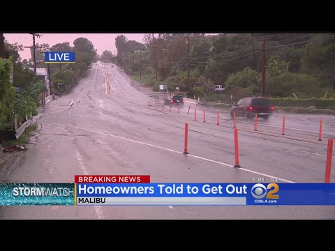 Storm Watch: Malibu Homeowners Told To Get Out
