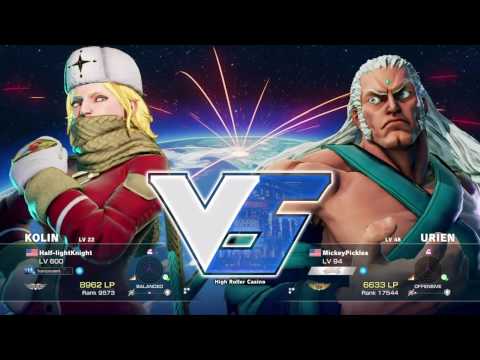 STREET FIGHTER V Urien vs Kolin