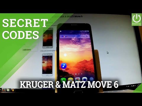 Testitng Menu in KRUGER & MATZ Move 6 - Secret Code / Tips / Test Mode