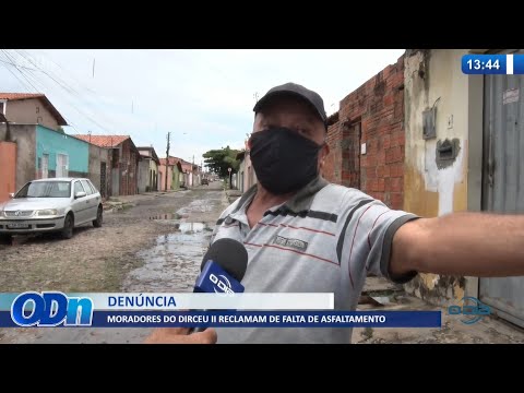 Moradores do Dirceu II reclamam de falta de asfaltamento 11 01 2022