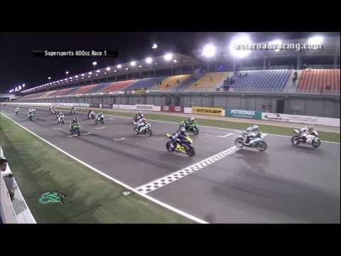 Round 6 Qatar - SuperSports 600cc Race 1 (Part 1) - PETRONAS Asia Road Racing Championship