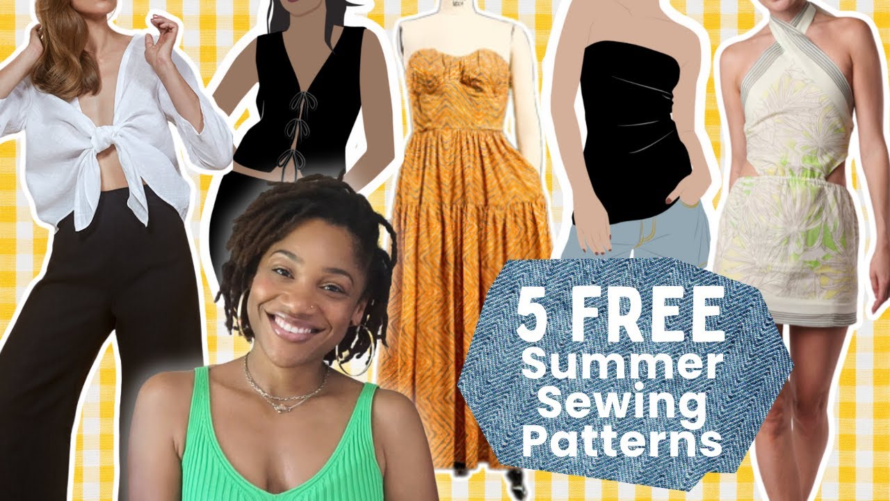 5 FREE Sewing Patterns for Summer 2025 | thatgirlshel