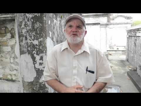 Odd man in cemetery tells a joke with a thick southern accent