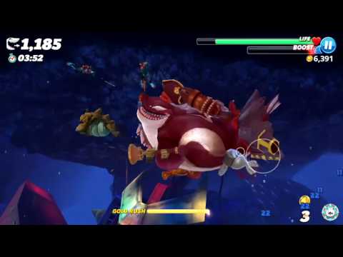 Win Buzz (Helicoprion) Contest Eat Humans in Harbor Special Map #5 - Hungry Shark World