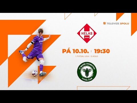 FUTSAL | Helas Brno - Jungheinrich Baník Chomutov (1. Futsal liga /5.kolo/2025-2026)