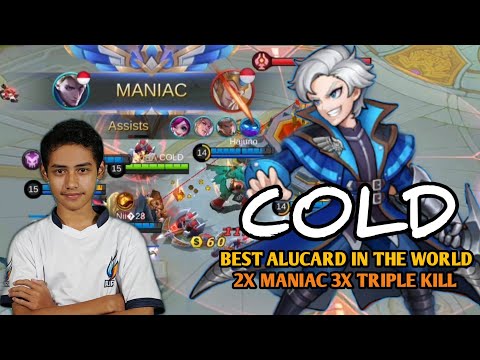 COLD, Best ALUCARD In The World, 2X MANIAC 3X TRIPLE KILL, 26 Kills