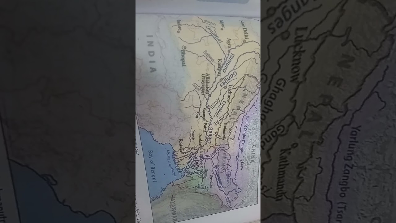 Map of Ganga Brahmaputra Basin🤗