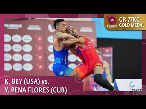 Gold Medal • GR 77Kg • Kamal Ameer BEY (USA) vs. Yosvanys PENA FLORES (CUB)