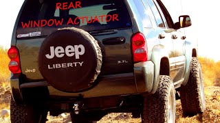 Lifted jeep liberty rear window actuator problems🤬