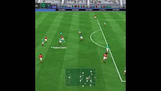 Fake triggerun and Perfect pass 🔥🔥#fifamobile #fifa23 #fifa24 #eafc #viral #gamingshorts