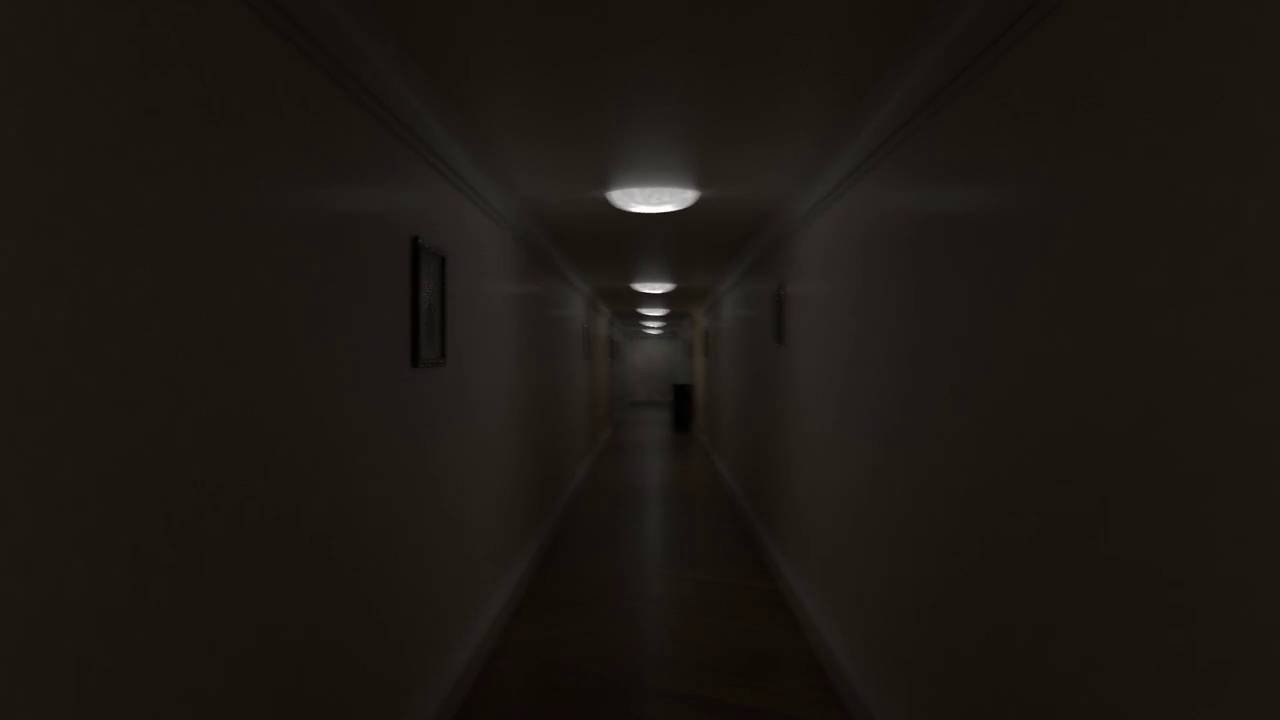 Spooky Hallway 3D Animation
